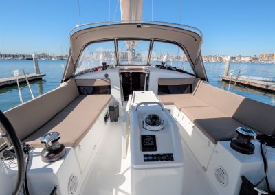 Sun Odyssey 519 - top view of luxury yacht